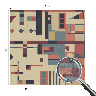 Selbstklebende Fototapete fürs Schlafzimmer Abstrakte Komposition