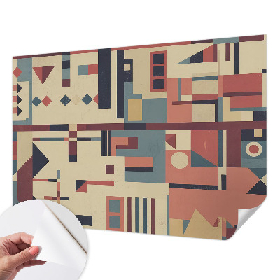 Selbstklebende Fototapete fürs Schlafzimmer Abstrakte Komposition