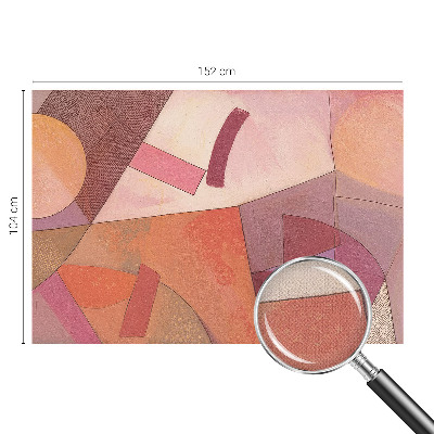 Fototapete in 3D-Optik Farbenfrohe Formen