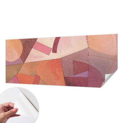 Fototapete in 3D-Optik Farbenfrohe Formen