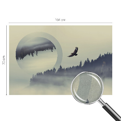 54D-Fototapete mit Waldlandschaft