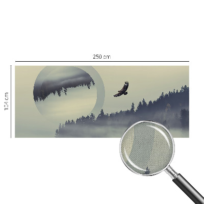54D-Fototapete mit Waldlandschaft