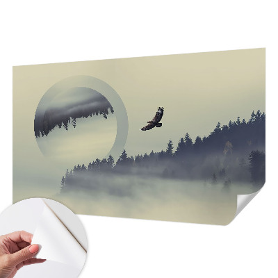54D-Fototapete mit Waldlandschaft