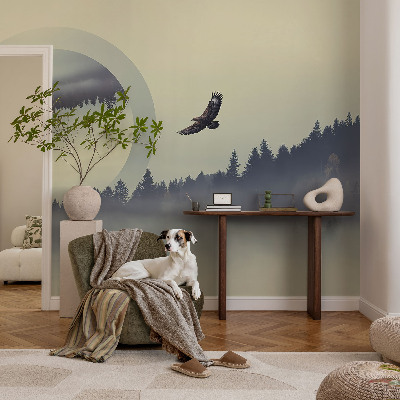 54D-Fototapete Waldlandschaft