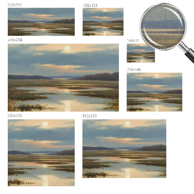 Selbstklebende Fototapete Atmosphärische Landschaft