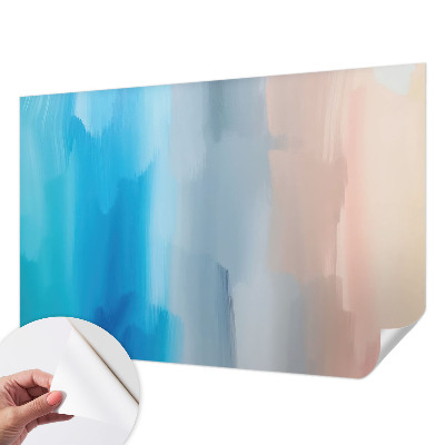 Selbstklebende Fototapete für die Wand mit einer farbenfrohen abstrakten Gestaltung
