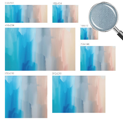 Selbstklebende Fototapete für die Wand mit einer farbenfrohen abstrakten Gestaltung