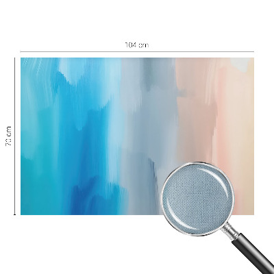 Selbstklebende Fototapete für die Wand mit einer farbenfrohen abstrakten Gestaltung