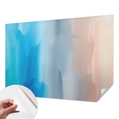 Selbstklebende Fototapete für die Wand mit einer farbenfrohen abstrakten Gestaltung