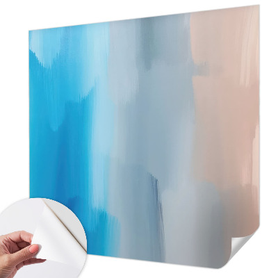 Selbstklebende Fototapete für die Wand mit einer farbenfrohen abstrakten Gestaltung