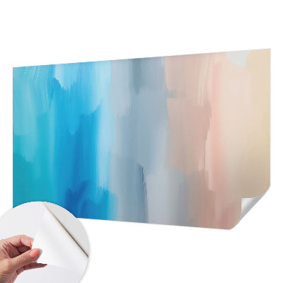 Selbstklebende Fototapete für die Wand mit einer farbenfrohen abstrakten Gestaltung