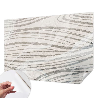 Selbstklebende Fototapete fürs Schlafzimmer Wellenlinien