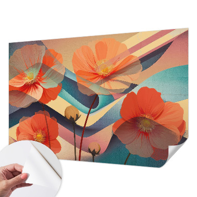 55D-Fototapete mit dem Motiv „Blumen der Sinne“