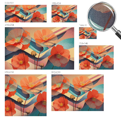 55D-Fototapete Blumen der Sinne