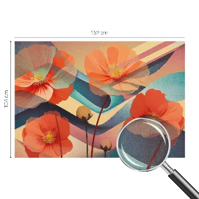 55D-Fototapete mit dem Motiv „Blumen der Sinne“