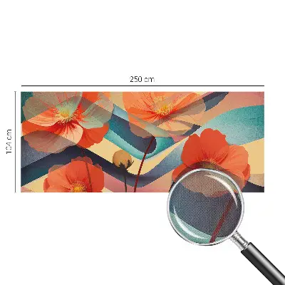 55D-Fototapete mit dem Motiv „Blumen der Sinne“