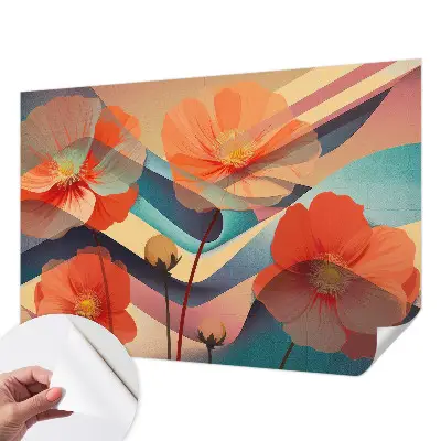 55D-Fototapete mit dem Motiv „Blumen der Sinne“