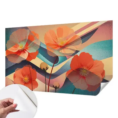 55D-Fototapete mit dem Motiv „Blumen der Sinne“