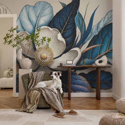 55D-Fototapete fürs Wohnzimmer Elegante Flora