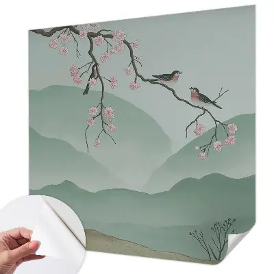 Fototapete in 3D-Optik mit dem Motiv „Japanische Serenade“