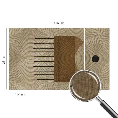 Fototapete nach Maß mit dem Motiv „Geometrie der Harmonie“