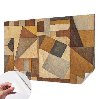 Hochwertige Bildtapete mit geometrischer abstraktion als Motiv