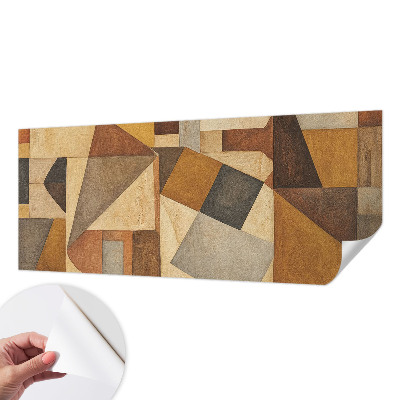 Hochwertige Bildtapete mit geometrischer abstraktion als Motiv