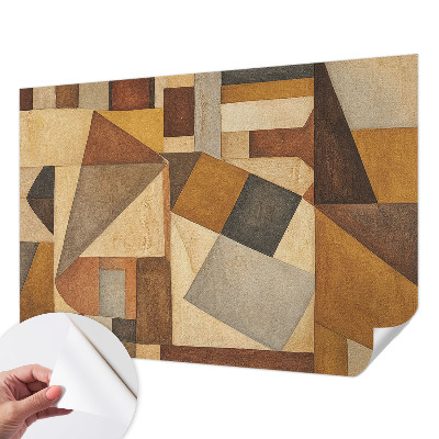 Hochwertige Bildtapete mit geometrischer abstraktion als Motiv