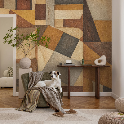 Hochwertige Bildtapete mit geometrischer abstraktion als Motiv
