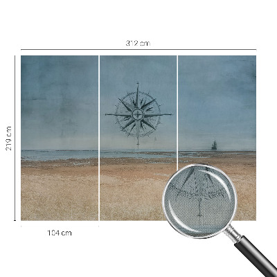 Vintage tapete Nautische Abenteuer