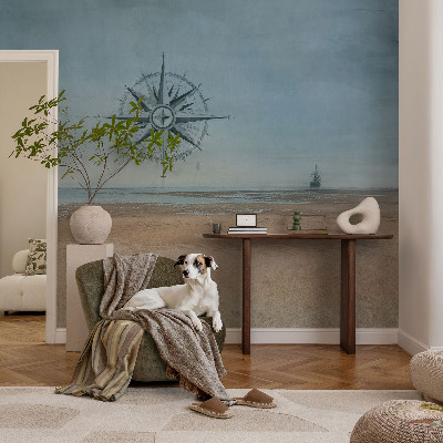 Vintage tapete Nautische Abenteuer