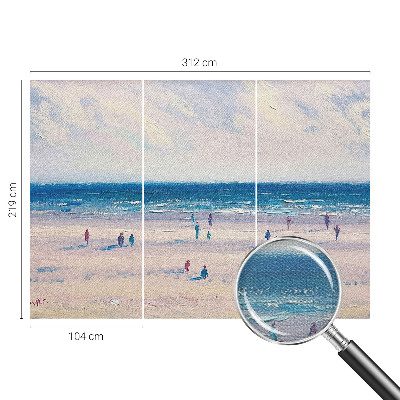 Selbstklebende Fototapete fürs Schlafzimmer mit Meereslandschaft