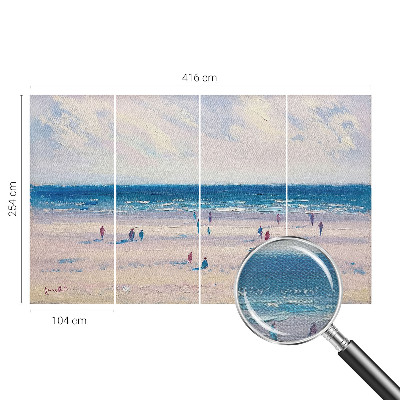 Selbstklebende Fototapete fürs Schlafzimmer mit Meereslandschaft