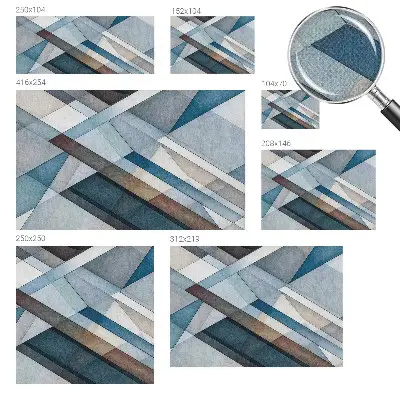 56D-Fototapete mit abstrakter Geometrie