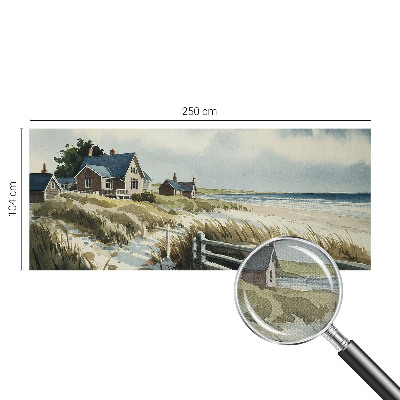 Selbstklebende Fototapete fürs Kinderzimmer mit Stranddünen-Motiv