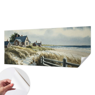 Selbstklebende Fototapete fürs Kinderzimmer mit Stranddünen-Motiv
