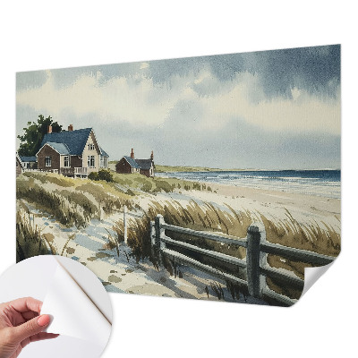 Selbstklebende Fototapete fürs Kinderzimmer mit Stranddünen-Motiv