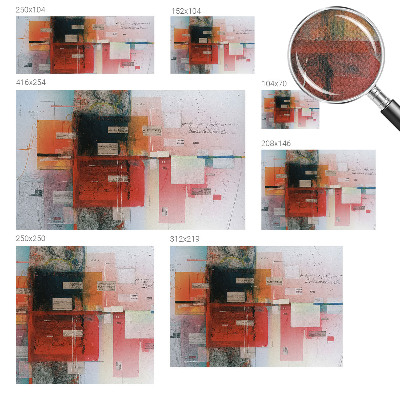 56D-Fototapete fürs Wohnzimmer Abstrakte Komposition