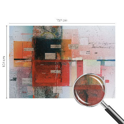 56D-Fototapete fürs Wohnzimmer mit abstrakter Komposition