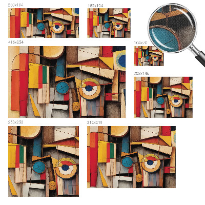 Moderne Fototapete nach Maß Geometrische Muster