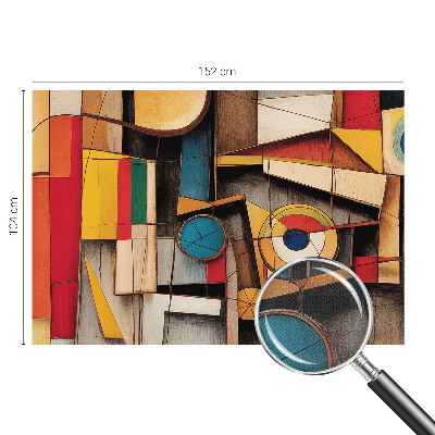 Moderne Fototapete nach Maß mit geometrischem Muster