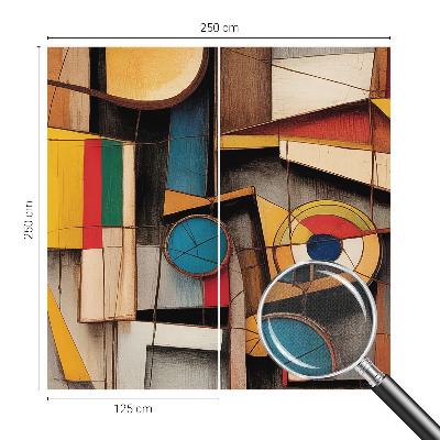 Moderne Fototapete nach Maß mit geometrischem Muster