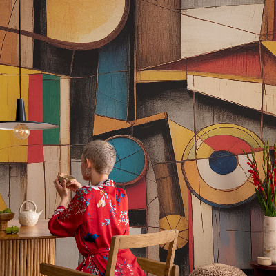 Moderne Fototapete nach Maß Geometrische Muster