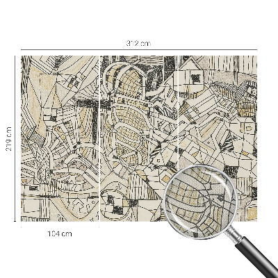 Motivtapete nach Maß Geometrische Abstraktion