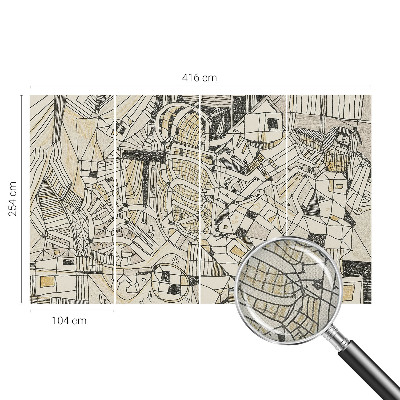 Motivtapete nach Maß Geometrische Abstraktion