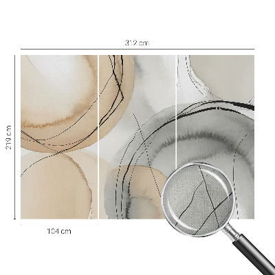 Fototapete nach Maß mit geometrischem Harmoniemuster