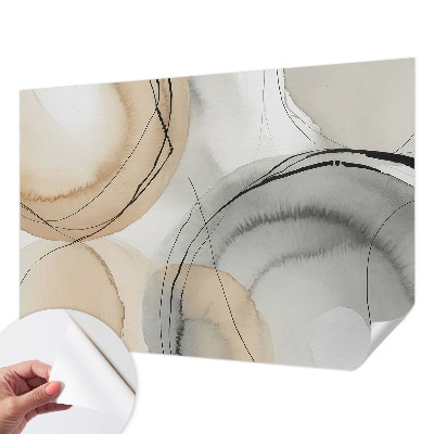 Fototapete nach Maß mit geometrischem Harmoniemuster