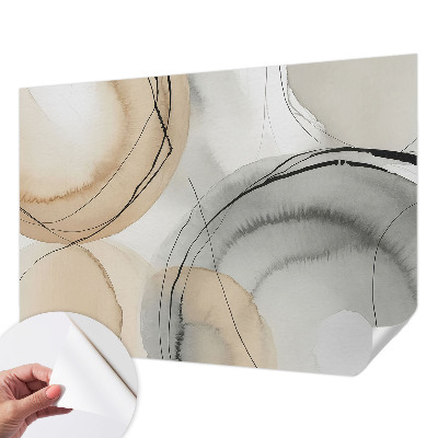 Fototapete nach Maß mit geometrischem Harmoniemuster