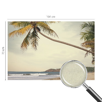 Motivtapete fürs Wohnzimmer Tropische Landschaft