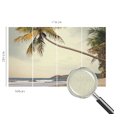 Motivtapete fürs Wohnzimmer Tropische Landschaft